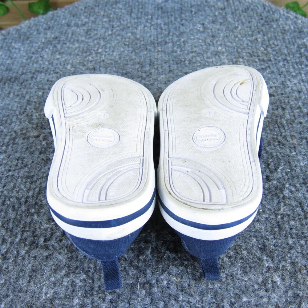 Wonder Nation Boys Sneaker  Sz T 4 Medium Blue‎ Fabric Slip On